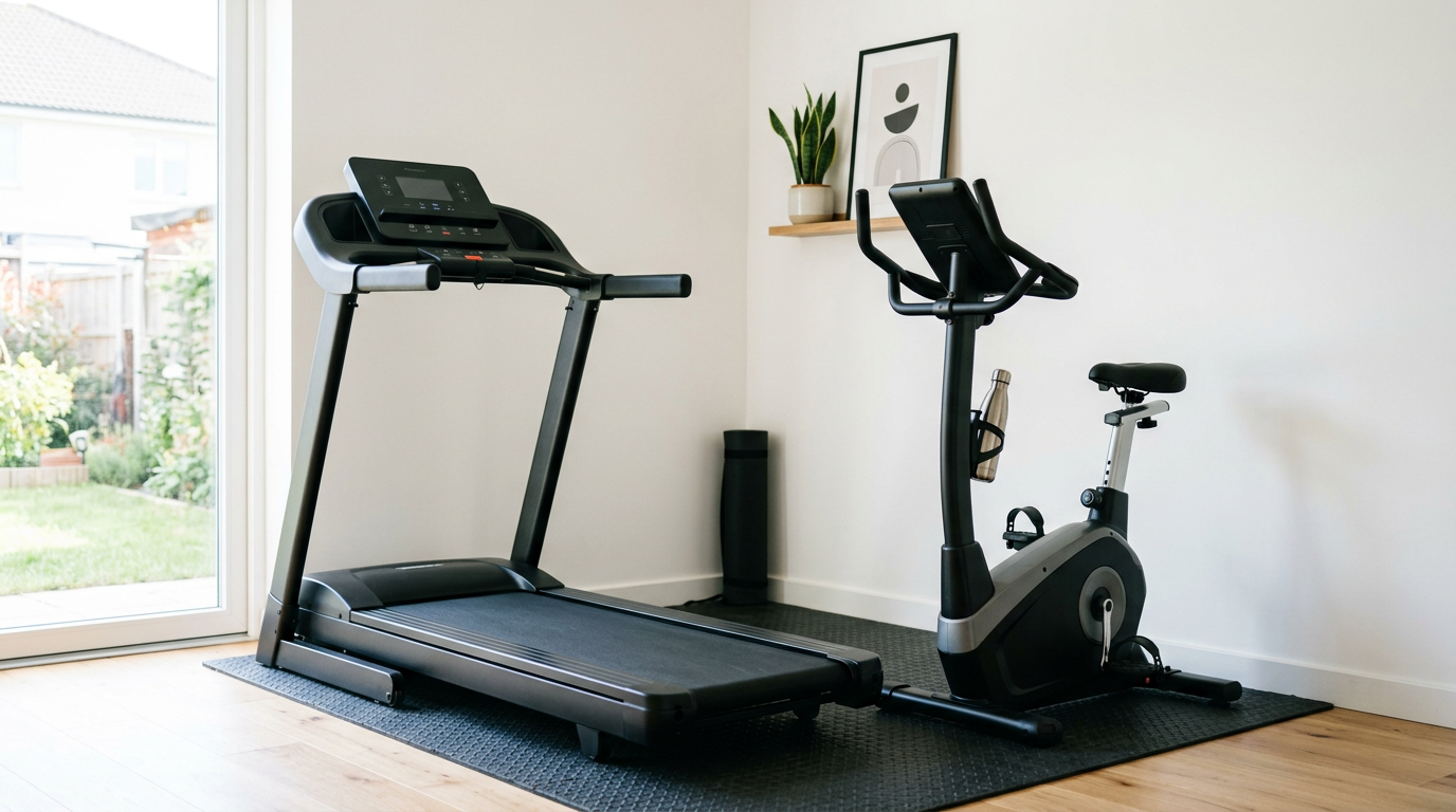 Esteira ergométrica e bicicleta ergométrica para comparativo de cardio e emagrecimento