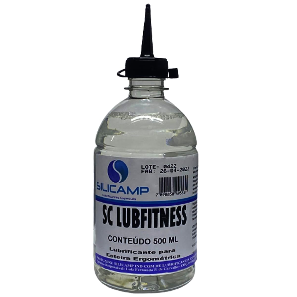 Lubrificante silicone TapCamp para manutenção de lona de esteira